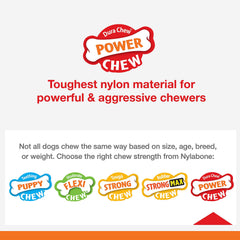 Nylabone Treat grippers securely hold treats for added canine challenge.