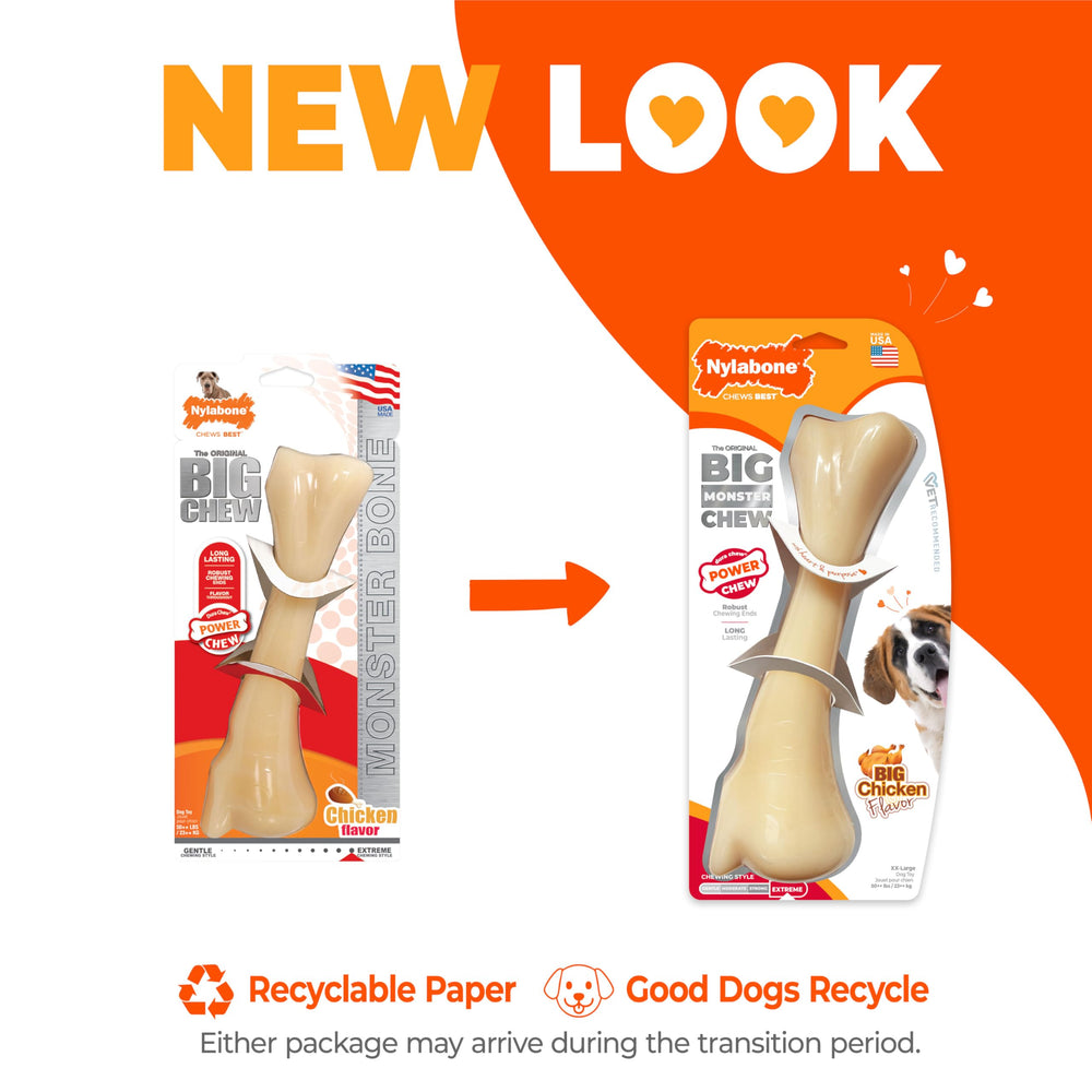 Nylabone USA-made dog chew toy, built in New Jersey for safety and quality.