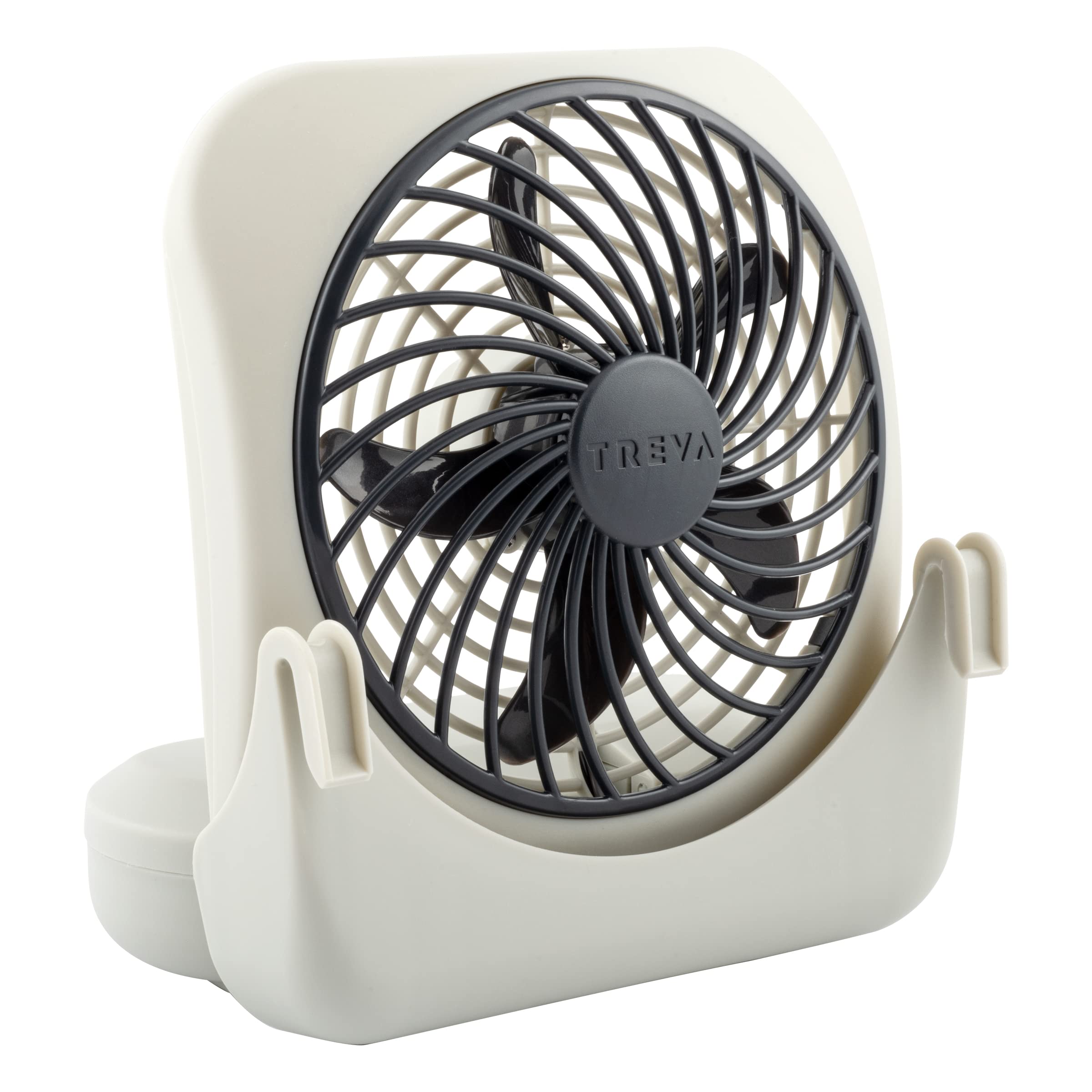 O2COOL Treva pet crate fan mounted on a crate for steady cooling.