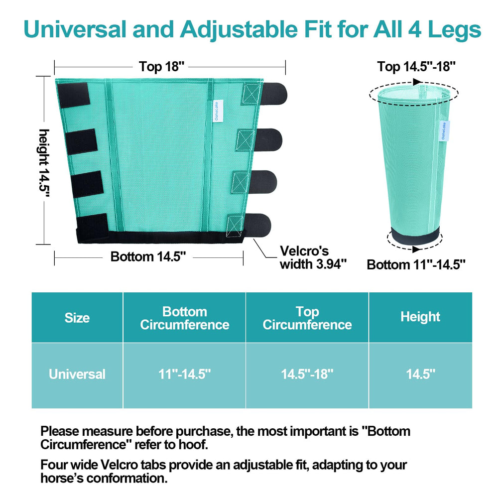 OAHELAKE universal-size design offers adjustable fit for most ponies.