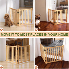 Oapety gate opens upright without tools for quick doorway setup.