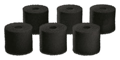 OASE Biomaster carbon pre-filter foam set with six replacements for clear aquarium water