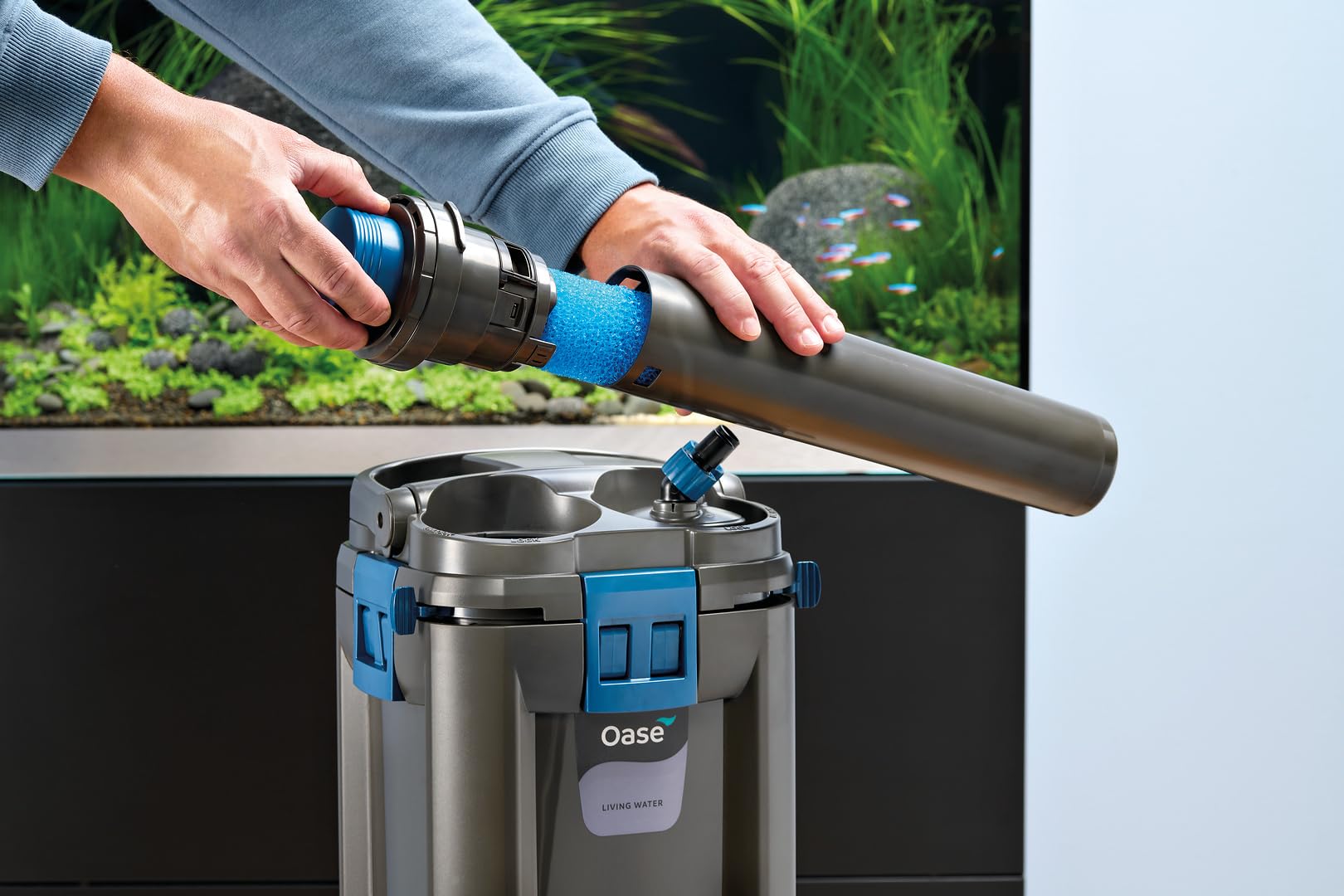 OASE Biomaster pre-filter replacements help maintain clear aquarium water.