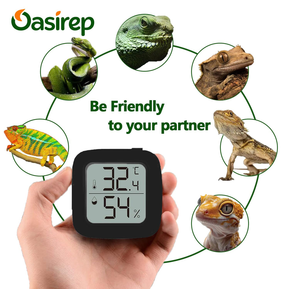 Oasirep bearded dragon terrarium scenario shows precise climate sensing.