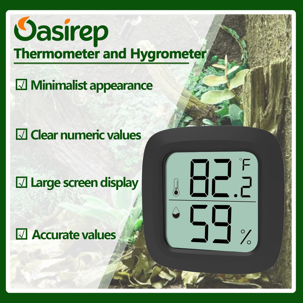 Oasirep dual-zone setup supports separate enclosures for different reptiles or amphibians.