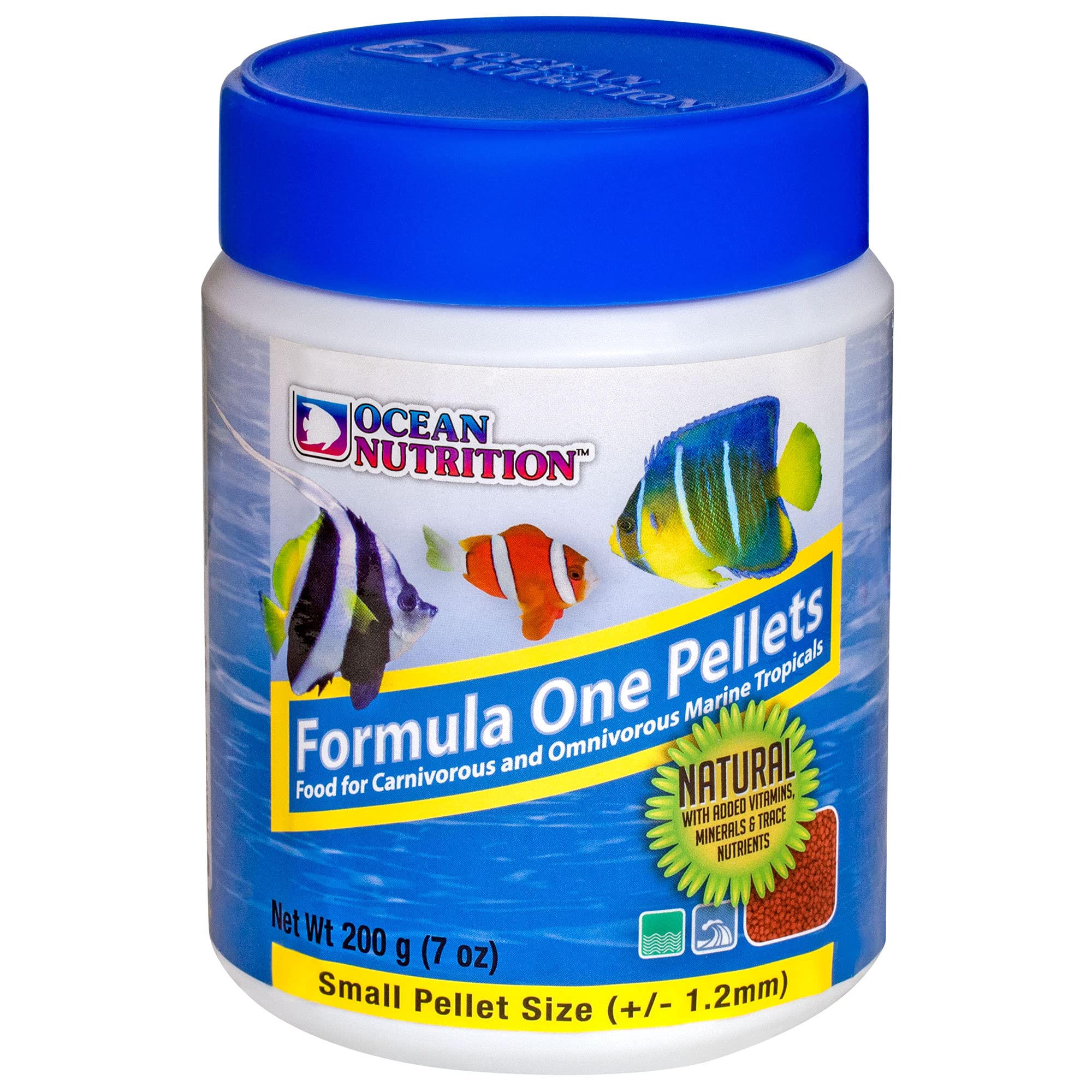 Ocean Nutrition angelfish and butterflyfish diet uses premium ingredients.