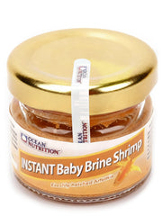 Ocean Nutrition brine shrimp eggs feeding fry in aquarium