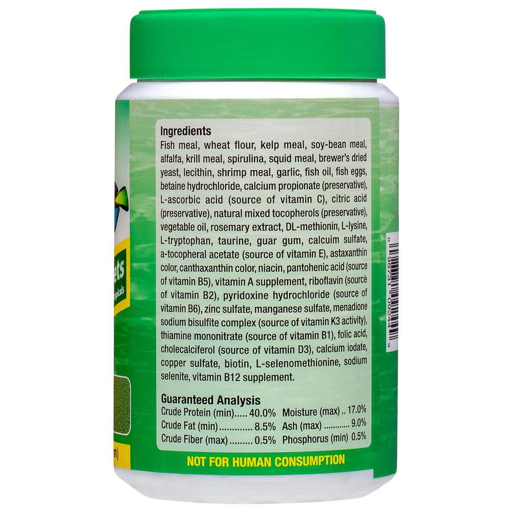 Ocean Nutrition Formula Two Pellets closeup highlights soft, moist texture for easy digestion.