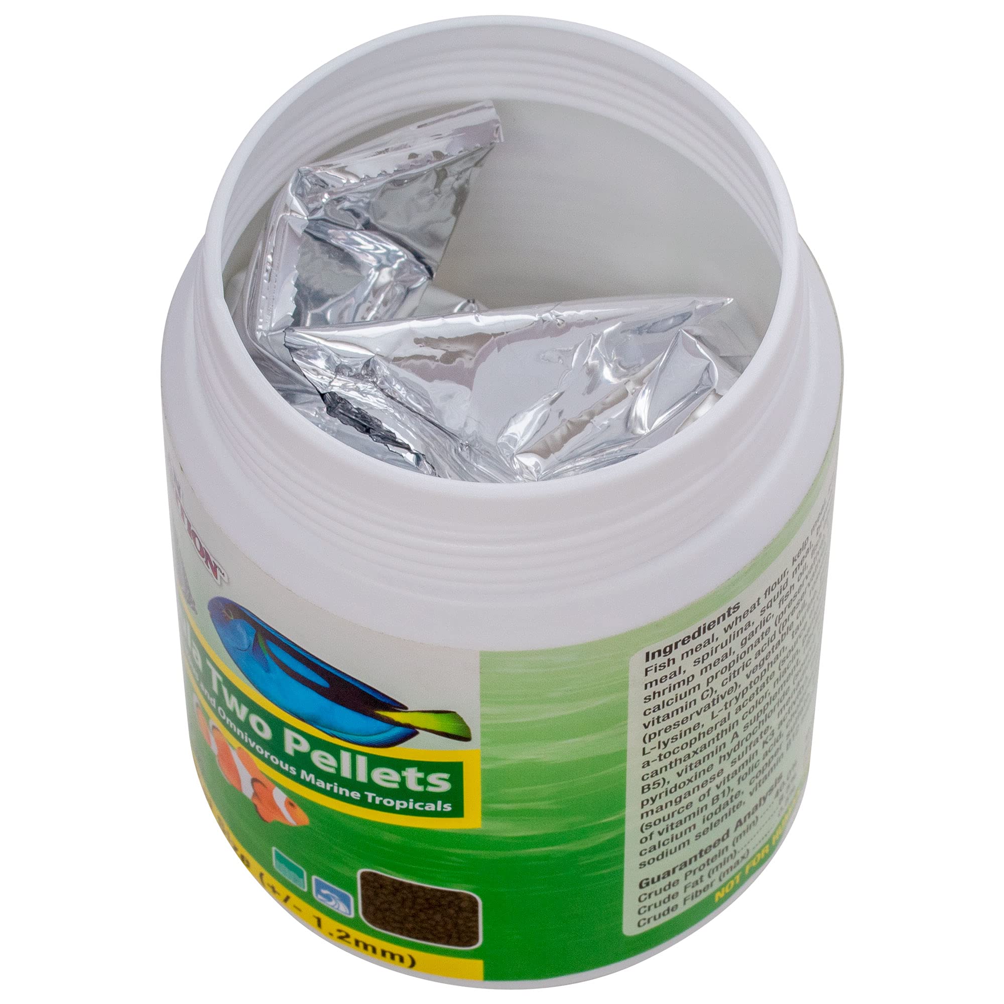 High protein up to 40% in Ocean Nutrition Formula Two Pellets supports growth