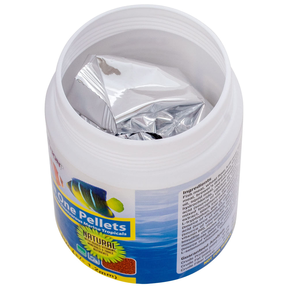Ocean Nutrition non-clouding formula helps keep aquarium water clear.