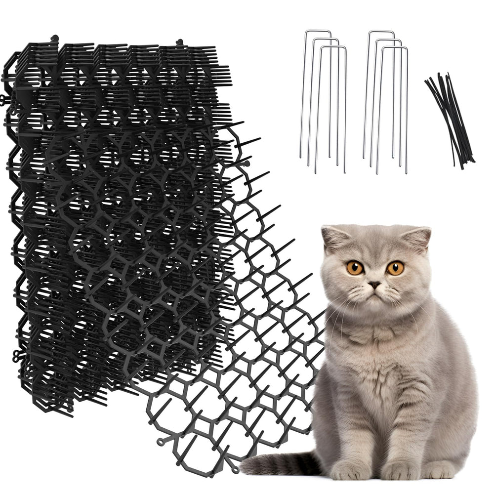 OCEANPAX cat scat mat 8.5×6.5 in pack deters cats from restricted areas.