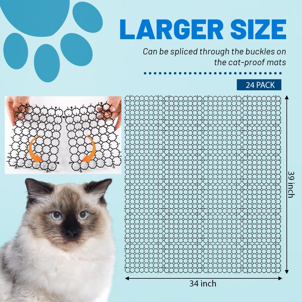 OCEANPAX cat scat mat bundle with 24 mats and hardware