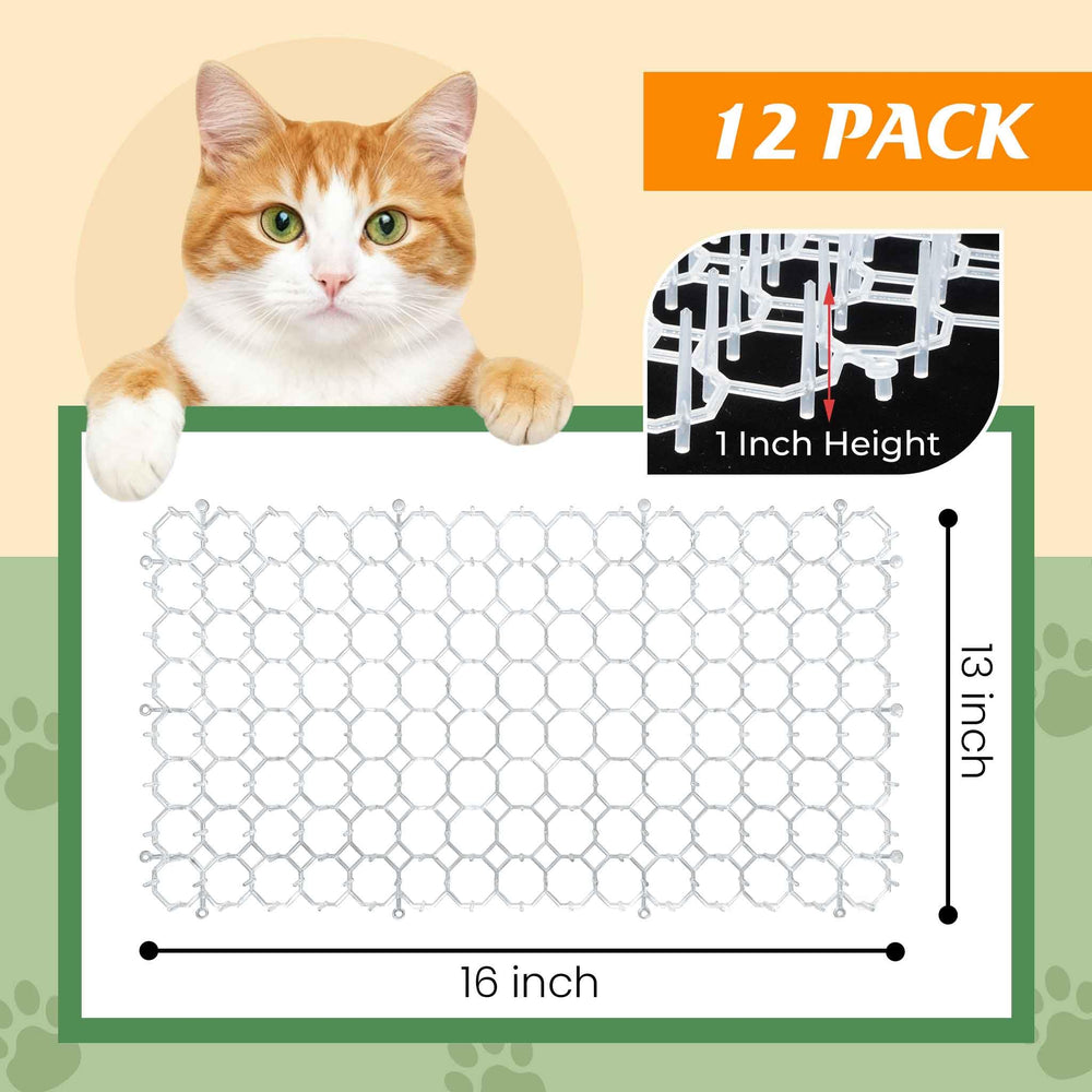 OCEANPAX clear scat mat cut to fit irregular edges