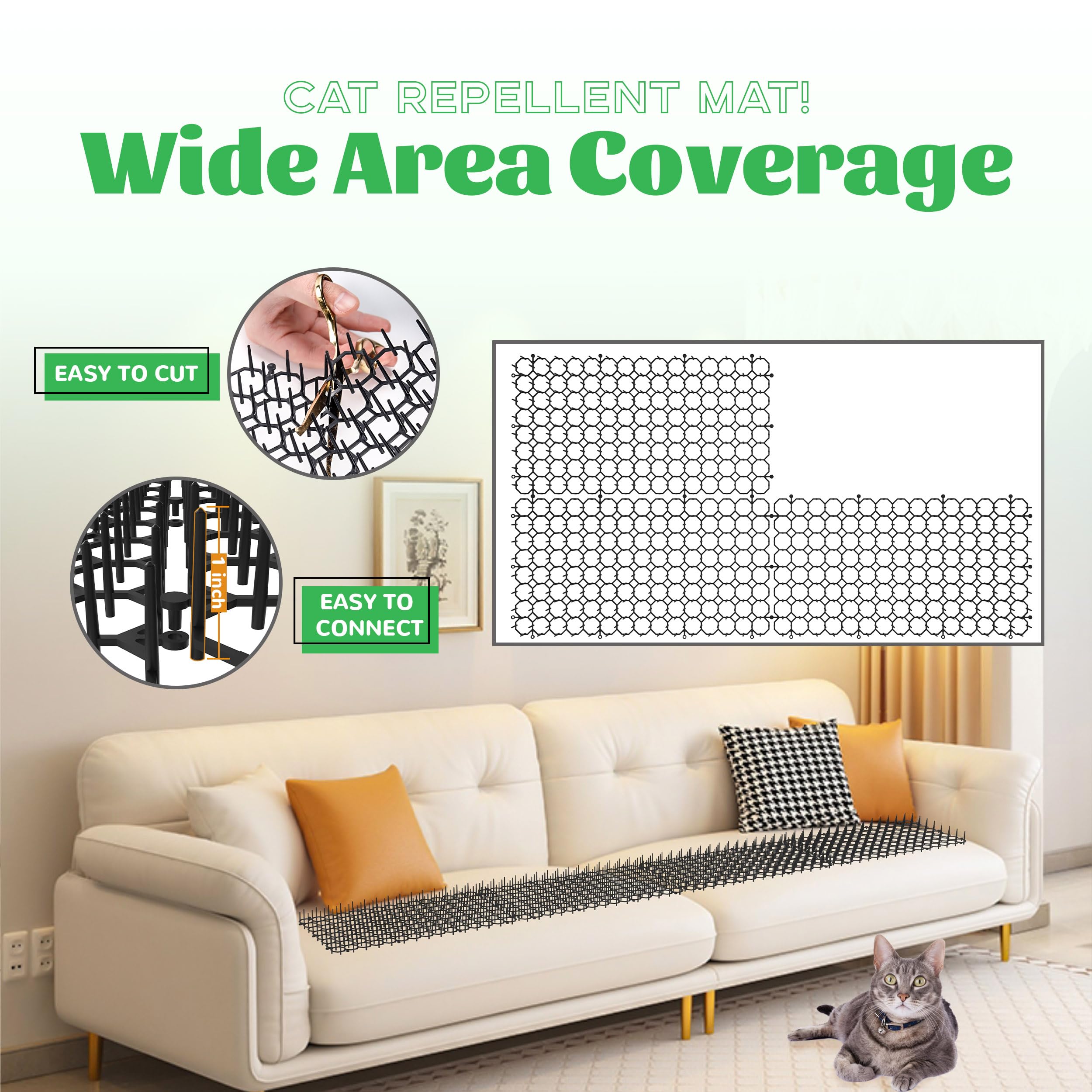 OceanPAX durable outdoor cat mat withstands weather and repeated use.