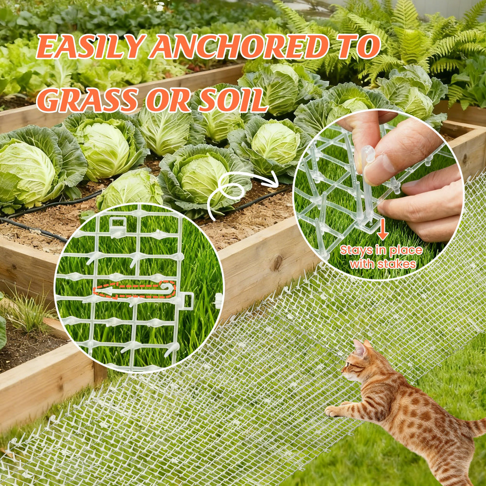 OceanPAX easy-clean deterrent mats rinse and reuse after outdoor use.