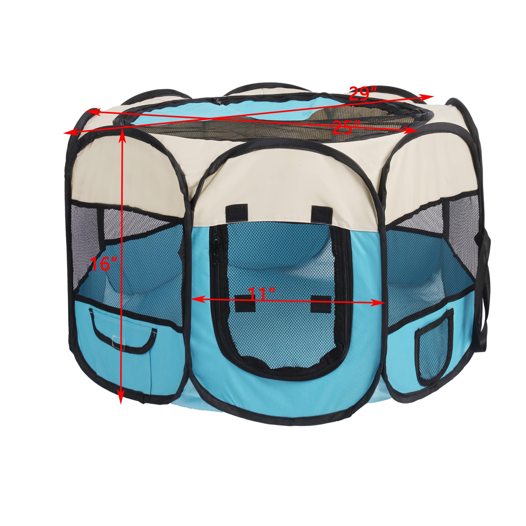 OceeK pet playpen indoors outdoors image highlights versatile setup.