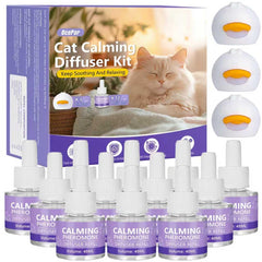 OcePor cat calming diffuser with 3 plugs for a tranquil home