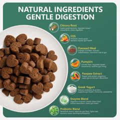OcePor dog probiotics chews in bowl for easy daily feeding.