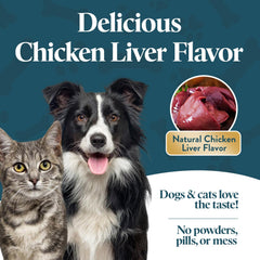 OcluVet Vision Chews omega-3 and lutein highlight for eye wellness.