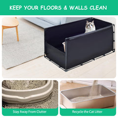 OCMML self-contained design reduces litter scatter for a tidier living space.