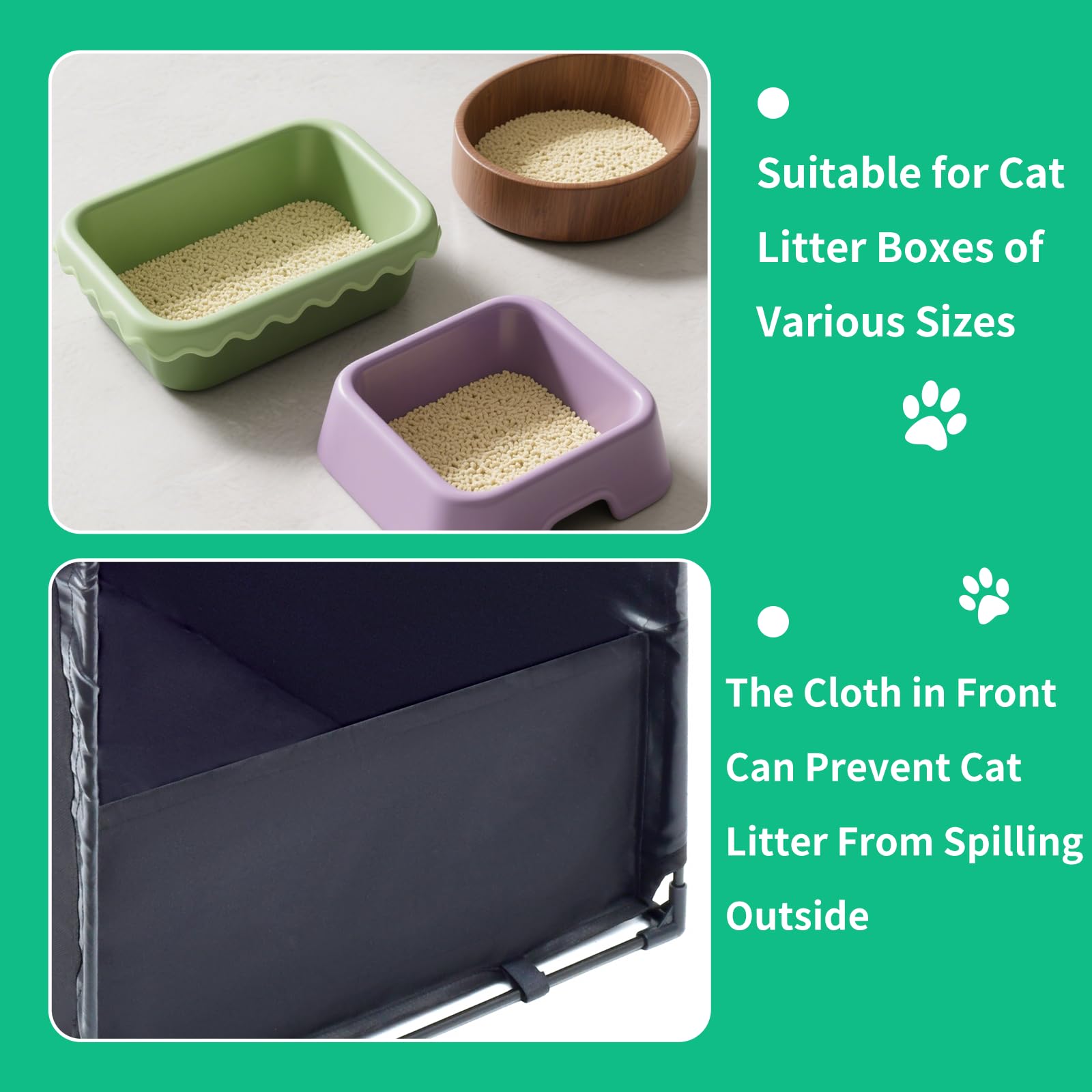 OCMML fiberglass frame provides a durable, portable shelter for cats at home or on trips.