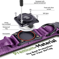 Odokele AirTag holder and control handle close-up for secure control.