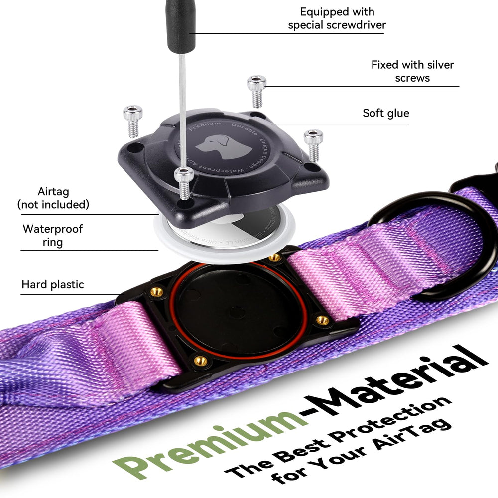 Odokele comfortable 1000D nylon collar with breathable lining for daily wear.