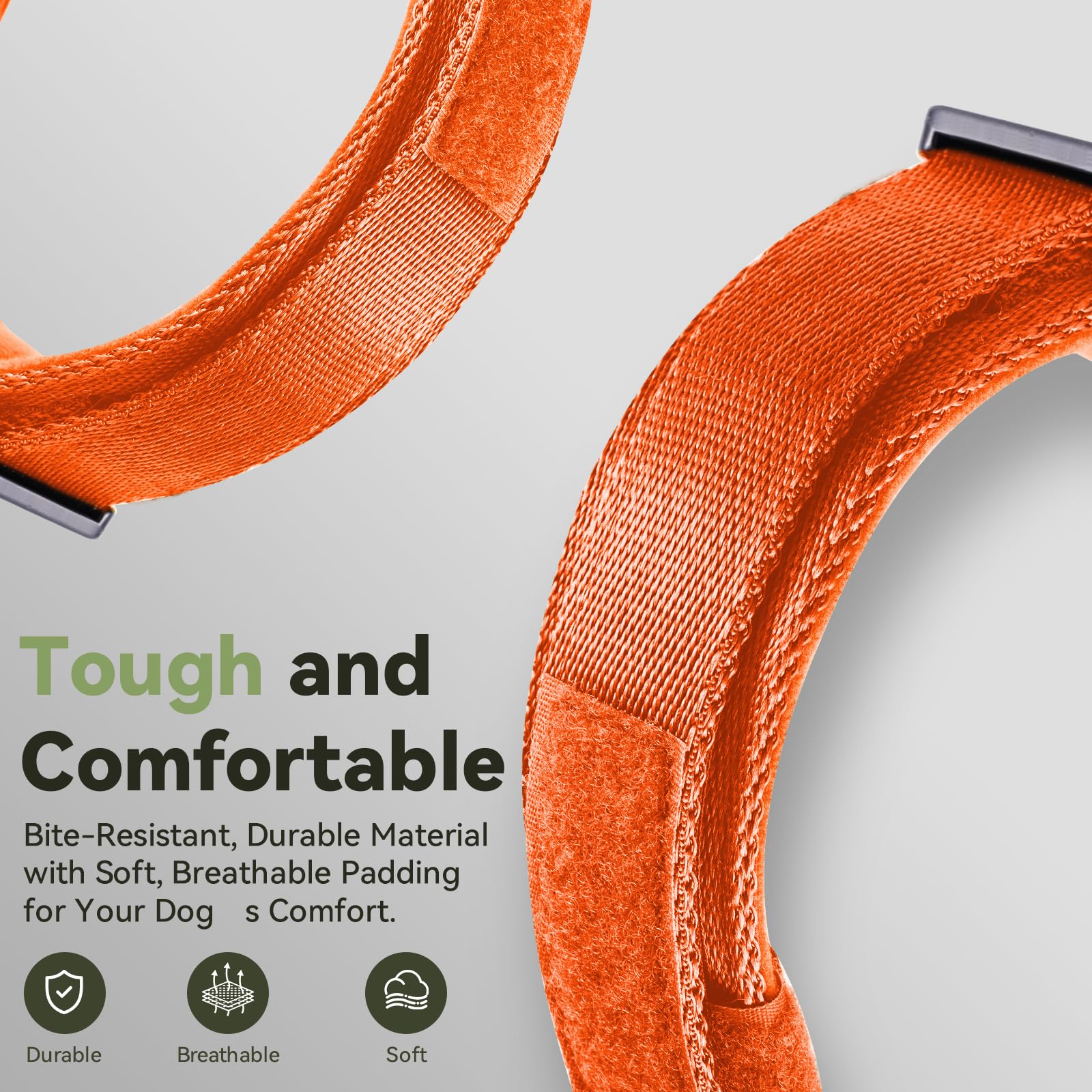 Odokele breathable lining protects neck during long wear.