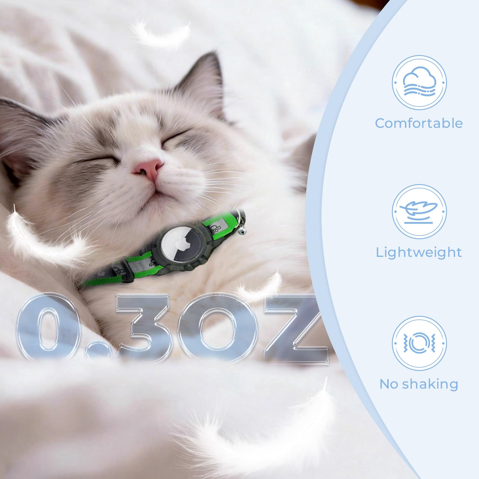 Odokele lightweight nylon collar designed for comfort