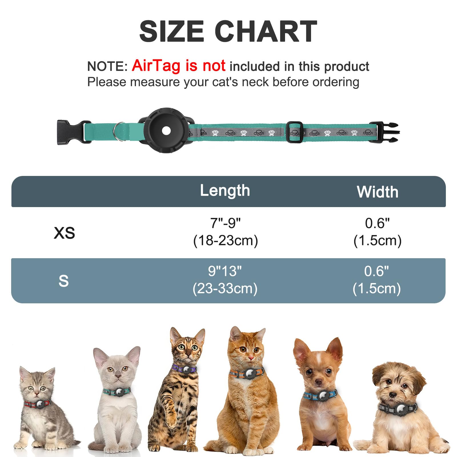 Odokele lightweight nylon collar ensures comfortable all-day wear