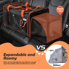 Odoland car travel security features with belts and locks