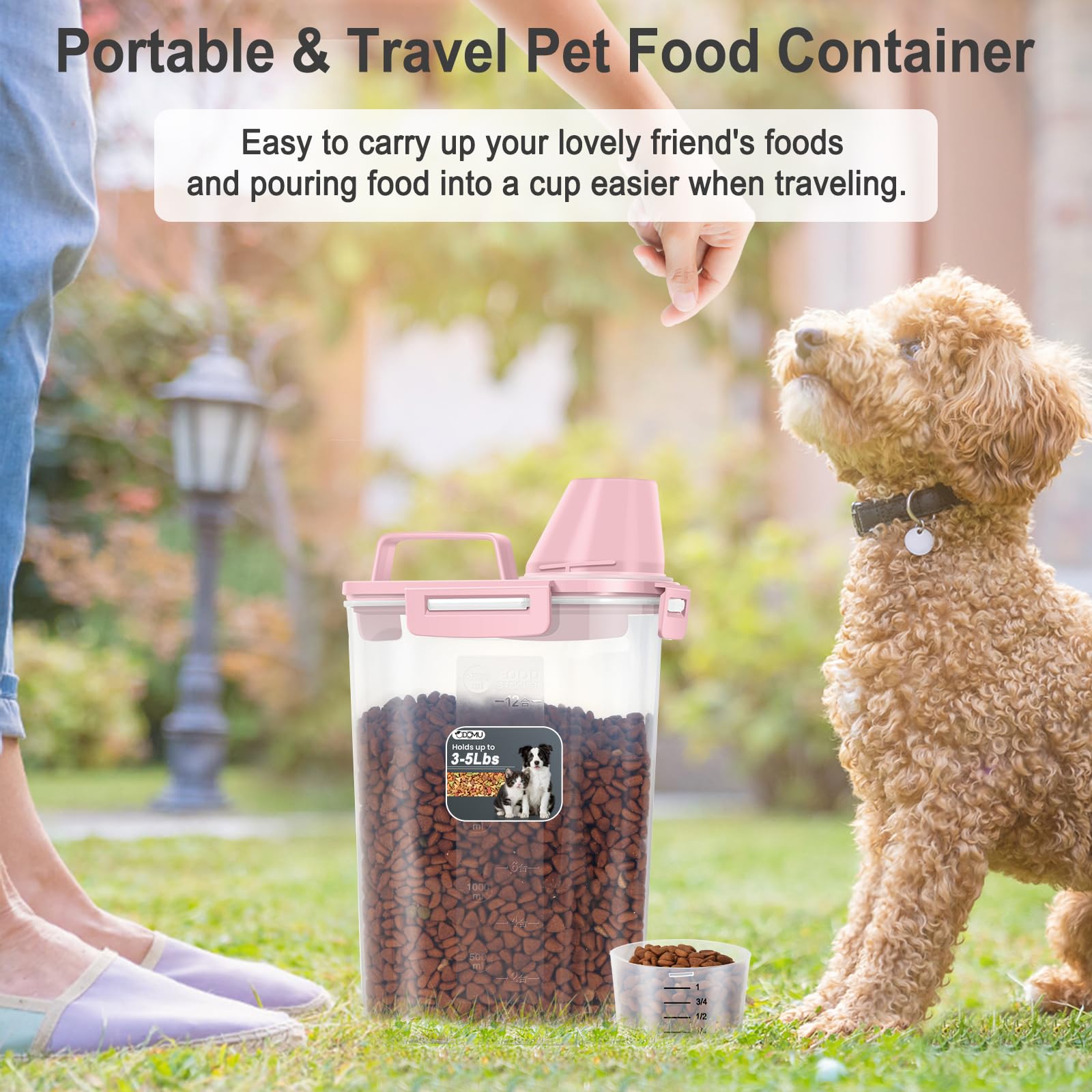 ODOMU sturdy outdoor handle makes travel and camping easier.