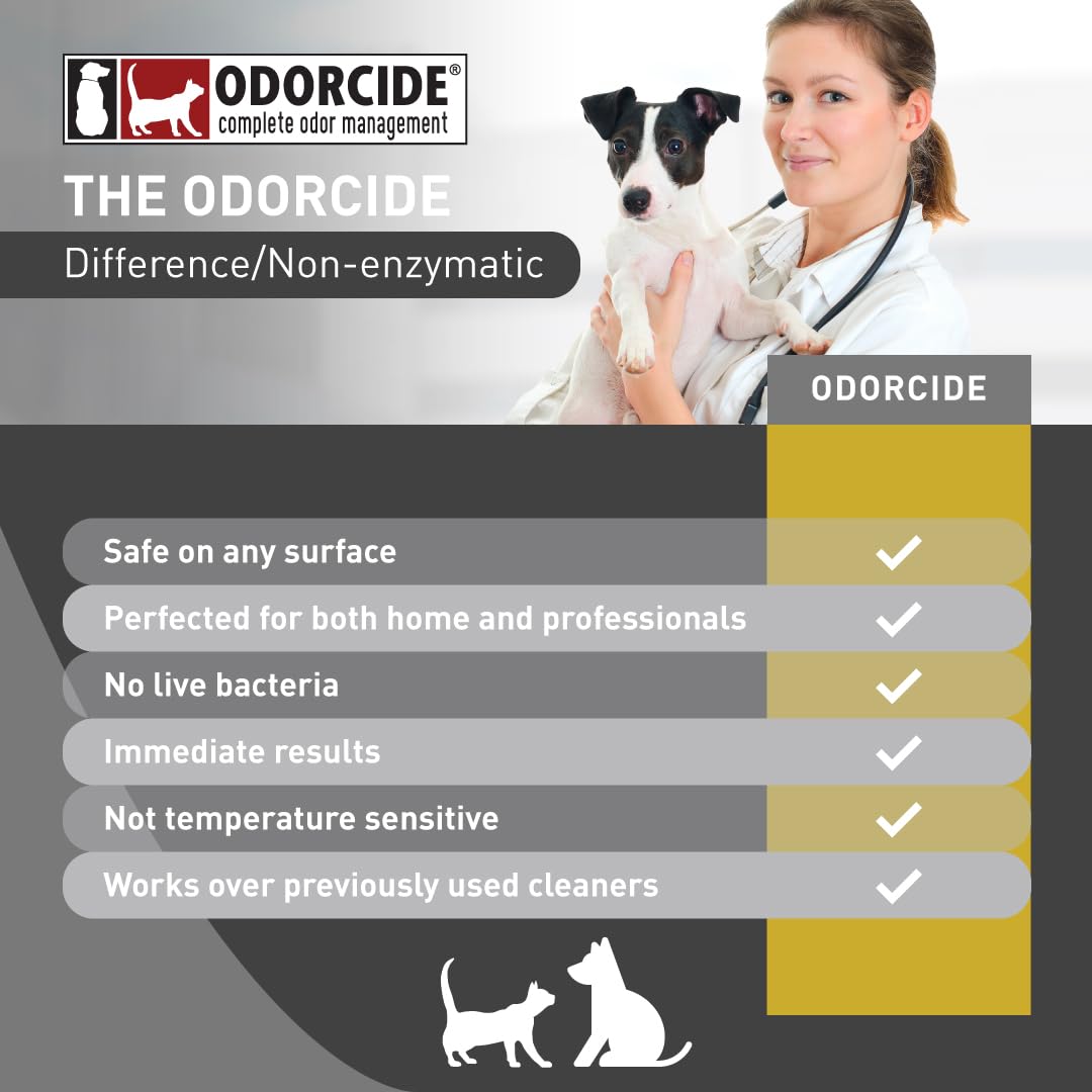 Odorcide K.O.E. Apricot 128 oz container for professional-grade odor removal