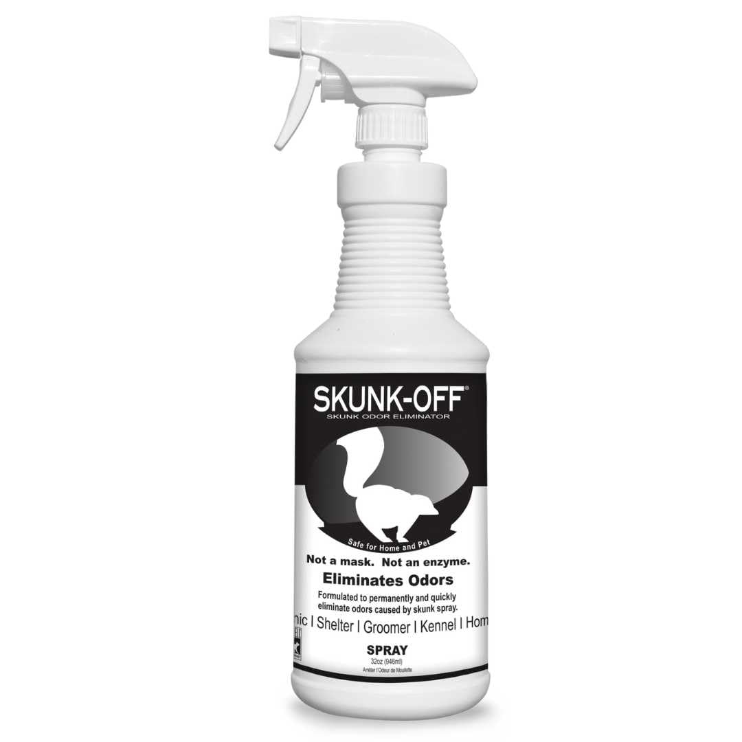 Odorcide Skunk Off odor spray bottle for fast, portable odor removal