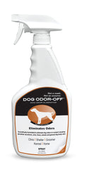 Odorcide Thornell Dog Odor-Off spray bottle for quick odor removal on carpets and surfaces.