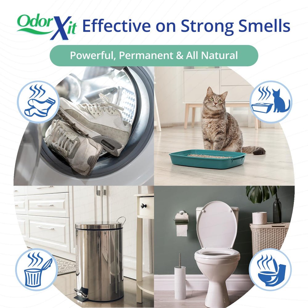 Deep-penetration into grout and drywall with OdorXit neutralizes embedded odors.