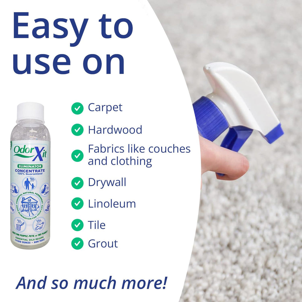 OdorXit ideal for kennels and basements with recurring accidents.