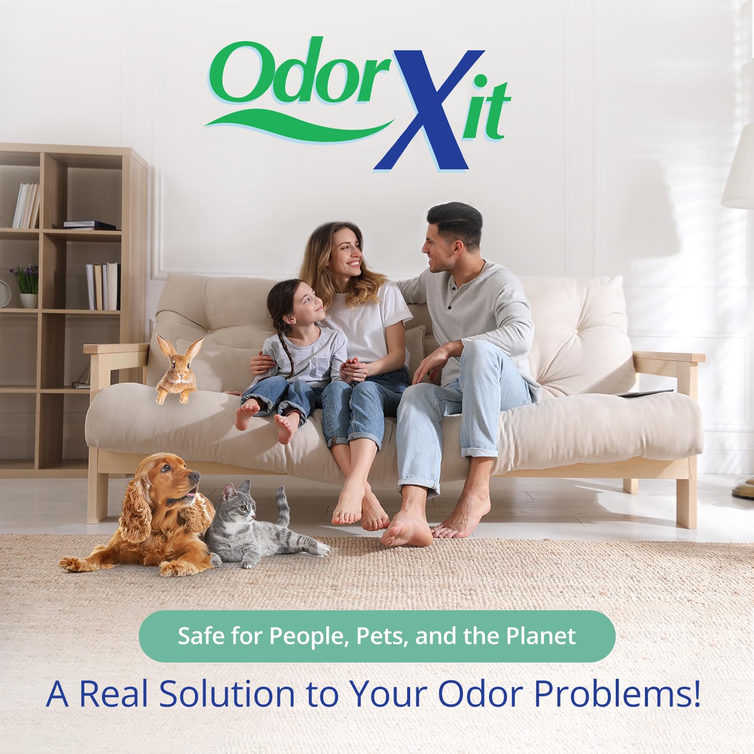 Outdoor patio treated with OdorXit to prevent strong odors.