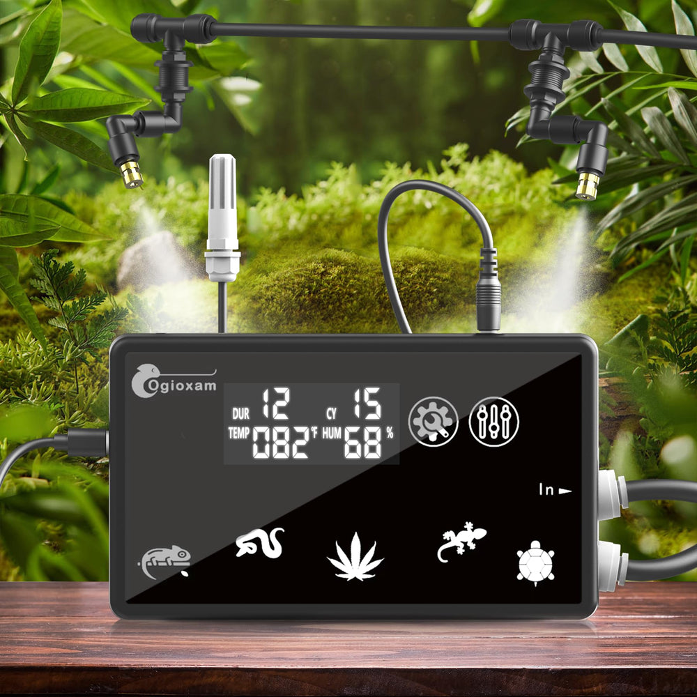 Ogioxam automatic reptile mister system main unit for easy humidity control.