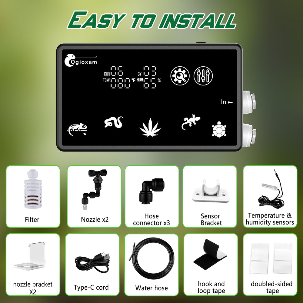 Ogioxam multi-application misting suitable for reptiles, plants, and grow tents.