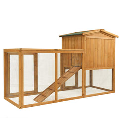 Ogrmar chicken coop large outdoor hutch nesting box provides a private egg laying area
