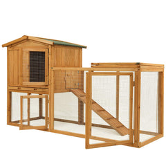 Ogrmar chicken coop large outdoor hutch perches provide elevated safety and dry resting space