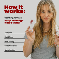 OH NORMAN! Stop Itching Eyebright ingredient highlighting skin comfort.