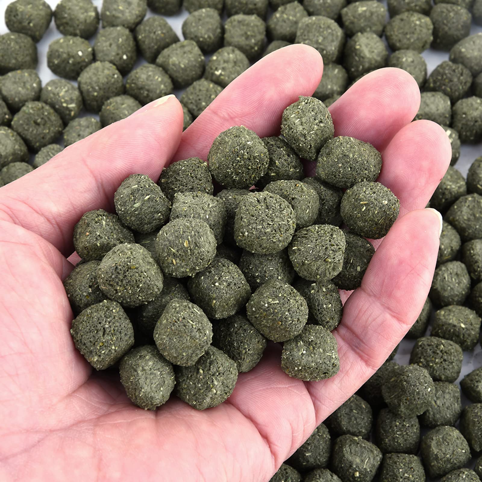 Ohcool Timothy Hay Cubes 24oz pack reduces waste with measured portions.