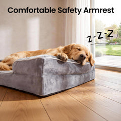 OhGeni memory foam and egg-crate foam provide targeted pressure relief and support.