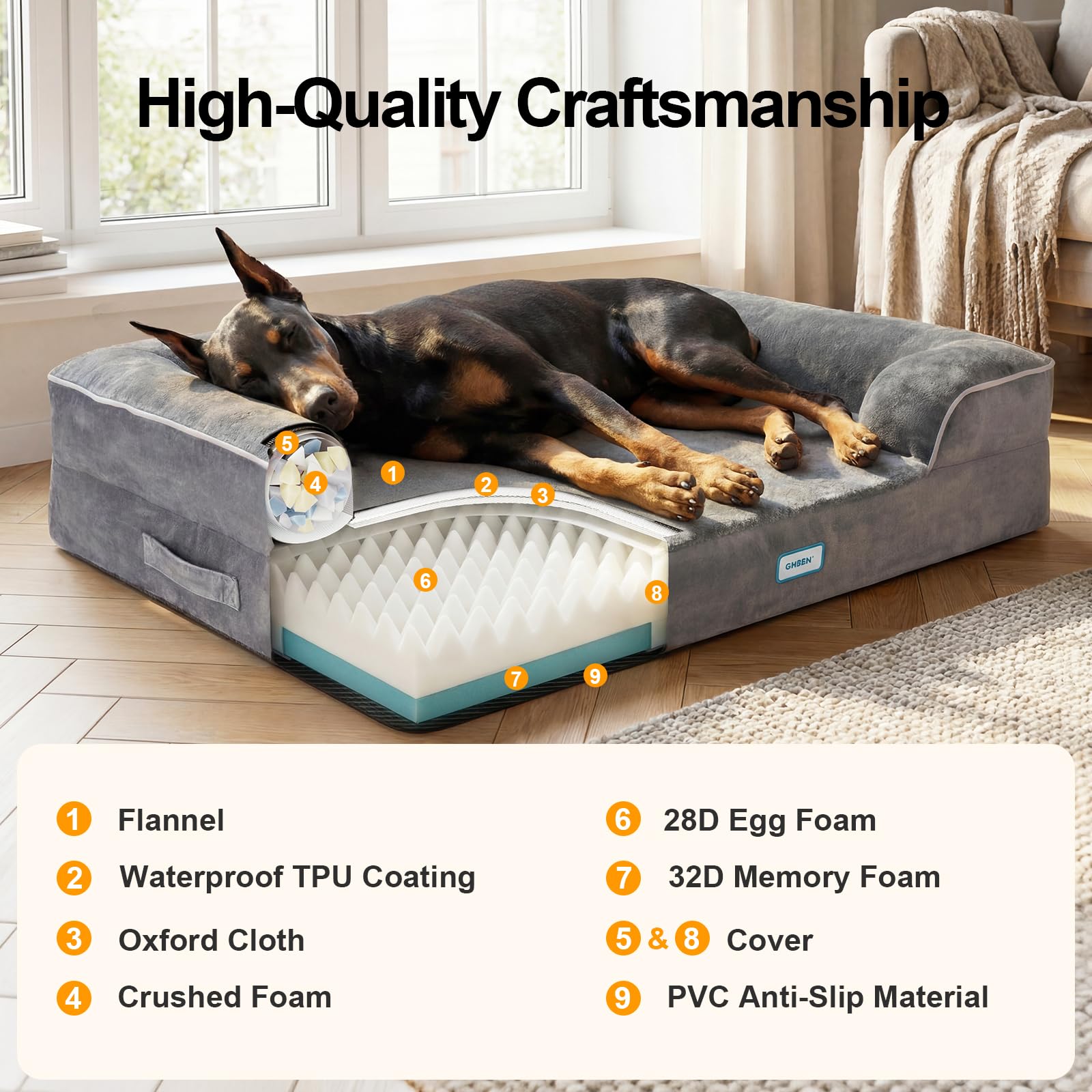 OhGeni bolster design corner offering secure resting space for pets