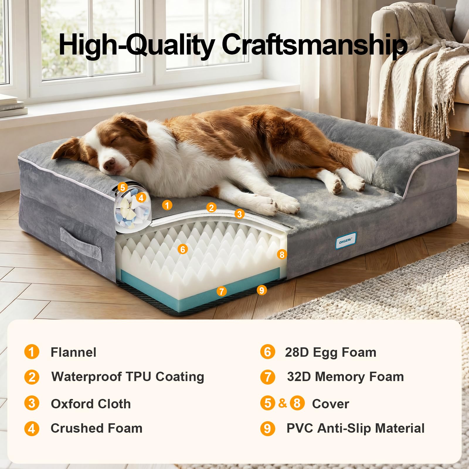 OhGeni 35-inch size suits large dogs and cats.