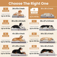 OhGeni orthopedic dog bed gray side view shows spine-supporting comfort.