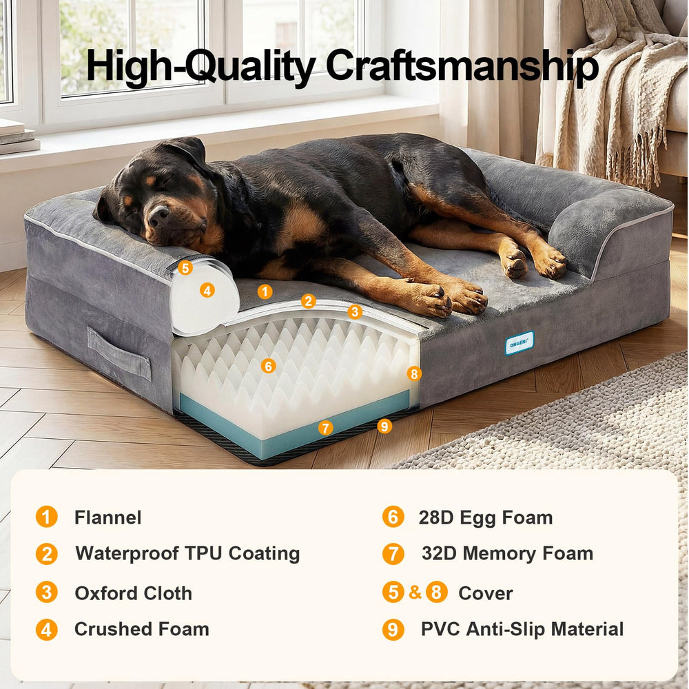 Close-up of OhGeni bed bolster design providing head and neck support.