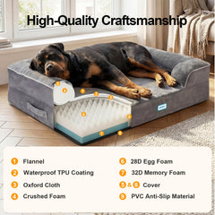 Close-up of OhGeni bed bolster design providing head and neck support.